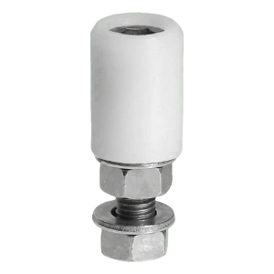 PSG portin ohjausrulla FI 40 mm valkoinen M16 kierretangolla