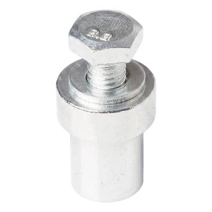 PSG kiinnitysholkki hammastankolle liukuportille – galvanoitu M8