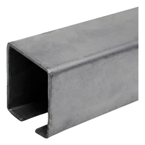 PSG ajorata liukuporteille – teräsprofiili 70×70 mm, L=6000 mm