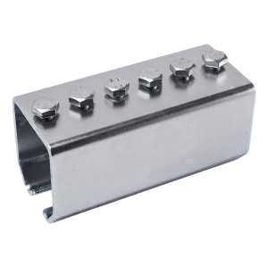 PSG riippuportin kiskon liitin 59×62 mm sinkitty