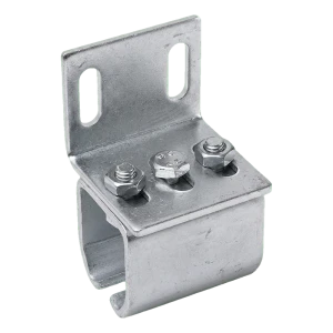 PSG sivukiinnike liukuportin kiskoon 50×46 mm – galvanoitu, säädettävä