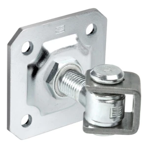 Comunello – säädettävä sarana kääntöporteille M20, kiinnityspinta 100×100 mm