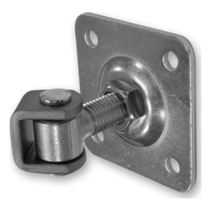 PSG säädettävä porttisarana M16 kiinnityslevyllä 75×75×4 mm teräksinen