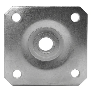 PSG Kiinnityslevy 80×80×3 mm säädettävää saranaaa M16 varten – sinkitty