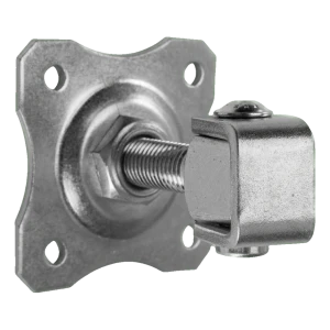 Säädettävä porttisarana koristekilpellä M16 80×80 mm teräs sinkitty