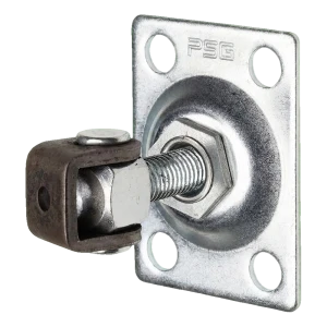 PSG säädettävä porttisarana M12 suorakaiteen muotoisella kilpikuorilla 75×55 mm