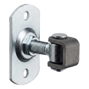 Säädettävä porttisarana M16 suorakaiteen muotoisella kiinnityslevyllä 100×55×4 mm