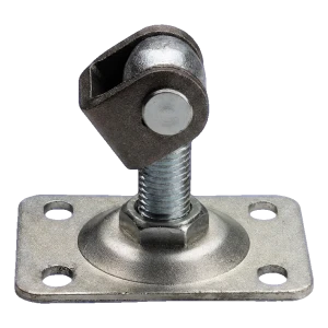 Säädettävä porttisarana M20 suorakulmaisella kiinnityskilvellä 110×75 mm teräs sinkitty