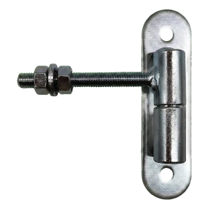 PSG säädettävä pyörivä sarana ø24 M12 kiinnityslevyllä 150×40 mm ja kuulalla – portteihin ja aittoihin