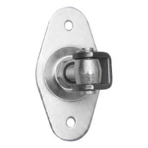 Säädettävä porttisarana soikea kilpi M20 160×85 mm – teräs sinkitty