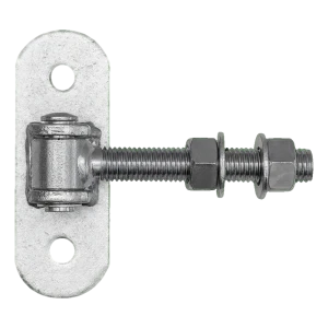 Säädettävä portinsarana M18 kylttimallilla 140×50 mm – sinkitty