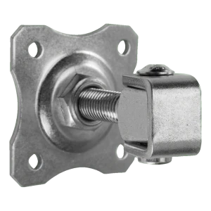 Säädettävä porttisarana koristekilpellä M20 100×100 mm sinkitty