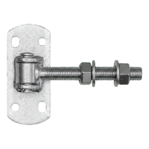 Säädettävä porttisarana M16 kilpilaitiolla 115×50 mm – sinkitty