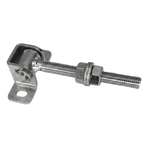 PSG säädettävä portin sarana M16 taivutettu L-130 teräksinen