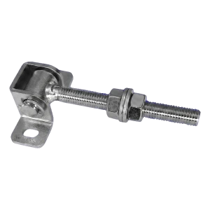 Säädettävä porttisarana M12 taivutettu L-115 teräksinen