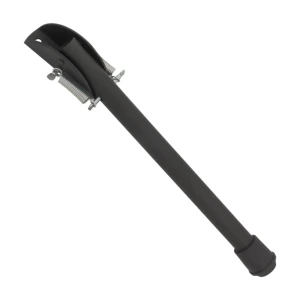 Teräksinen ovien lukitusjalka 165 mm musta – jousimekanismilla varustettu ovenpysäytin MALA