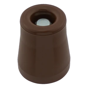 Guminen ovipuskuri iso ruskea Ø49 mm – ruuvikiinnitys