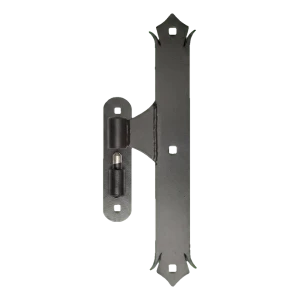 Koristeellinen keskikulmainen nauhasarana pallokoristeella portinsiipiin 400 mm