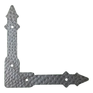 Postal – teräksinen portin kulmalujike 200×200 mm koristeellinen