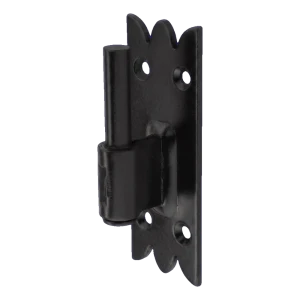 Rakennuskiinnike ikkunaluukku koristeellinen musta – tappi ø9 mm