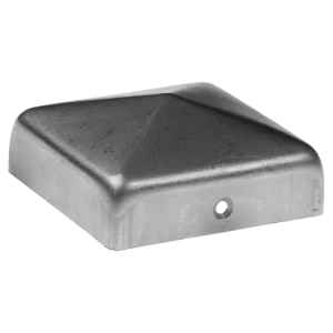 Teräksinen kirjekuorimainen katos aidanpylvääseen 120×120 mm – raaka