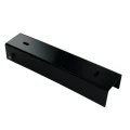 C-profiili - Liitos sokkelille 200x50 musta GPV-700-32 (1)