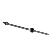 Kaksoiskierteinen ruuvi sovittimille ja kolmioille - M10x300