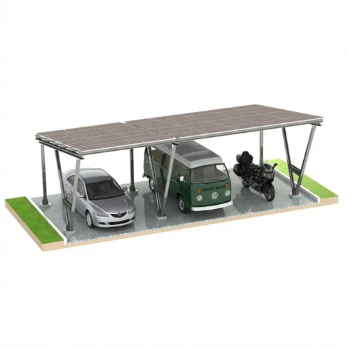 Aurinkosuoja VICA 3 ajoneuvolle 2+1 moduulit Carport GPV-105-09 (1)