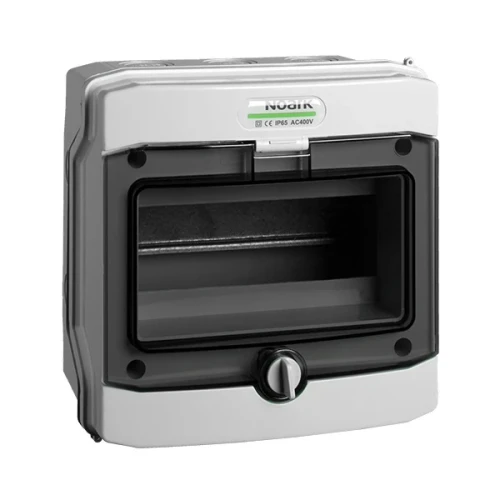 Muovinen Asennuskotelo, Pinta-Asennus, IP65, 1 Rivi, 8 Moduulia PV-200-101493