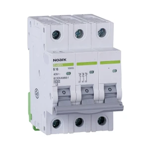 Ylivirtasuojakatkaisija 6 kA, B-käyrä, 10 A, 3-napainen