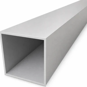 Alumiiniputki neliö 80×80×3 mm – suljettu profiili EN AW-6060, L=2000 mm