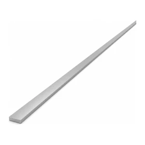 Alumiinilattatanko EN AW-6060 10×3 mm, pituus 2000 mm