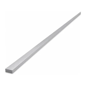 Alumiininen lattarauta EN AW-6060 T64 – 10×4 mm, pituus 2000 mm
