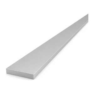 Alumiininen lattarauta EN AW-6060 T64, 40×8 mm, pituus 2000 mm