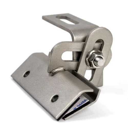 Puolisuunnikkaan Muotoinen Metallilevykannatin Säädettävissä 10cm Ruostumaton Teräs 1.4016 PV-08-32