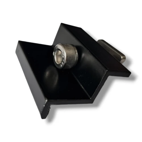 Päätypuristin 35mm Ruuvilla ja Insertillä - Musta Lakattu PV-03-25