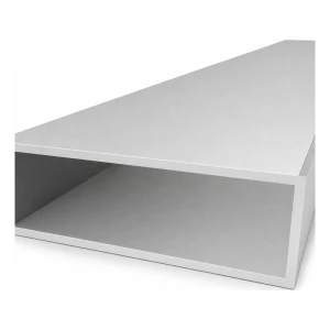 Alumiiniputki suorakulmainen 50×150×4 mm – suljettu profiili EN AW-6060, L=2000 mm