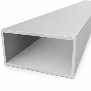 Alumiiniputki suorakaide 60×120×4 mm – suljettu profiili L=2000 mm