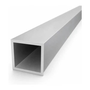 Neliöputki alumiini 50×50×4 mm – suljettu profiili L=2000 mm