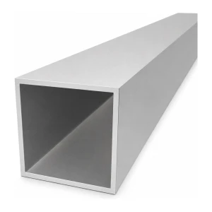 Alumiiniputki neliö 90×90×4 mm – suljettu profiili EN AW-6060, L=2000 mm