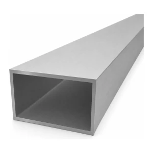 Alumiiniputki suorakulmainen 50×80×3 mm – suljettu profiili EN AW-6060, L=2000 mm