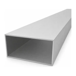Alumiiniputki suorakaide 50×100×2 mm – suljettu profiili EN AW-6060 L=2000 mm
