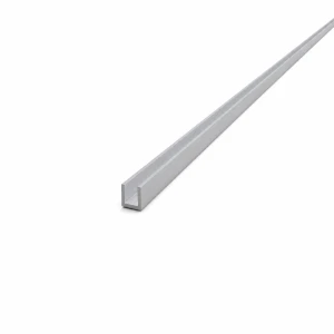 Alumiiniprofiili EN AW-6060 C/U-profiili 8×8×1 mm, pituus 2000 mm
