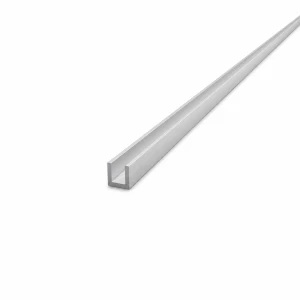 Alumiininen U-profiili 10×10×1,5 mm – C/U-profiili, pituus 2000 mm, EN AW-6060