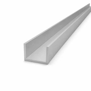 Alumiiniprofiili C/U 40×25×3 mm – avoin profiili, pituus 2000 mm
