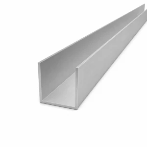 Alumiiniprofiili C/U 40×40×2 mm – EN AW-6060, pituus 2000 mm