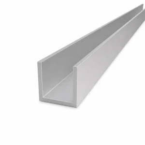 Alumiininen U-profiili 40×40×4 mm EN AW-6060 – C/U-profiili, pituus 2000 mm