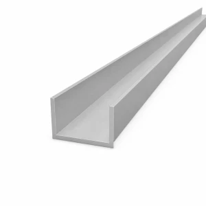 Alumiininen U-profiili 45×25×2,5 mm – C/U-profiili, pituus 2000 mm