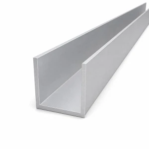 Alumiininen U-profiili 50×50×4 mm – C/U-profiili pituus 2000 mm
