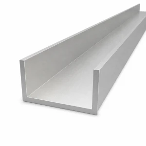 Alumiinikouru 80×40×5 mm – C/U-profiili EN AW-6060, pituus 2000 mm